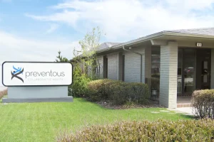 Preventous clinic exterior with signage
