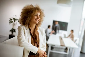 Professional woman in workplace